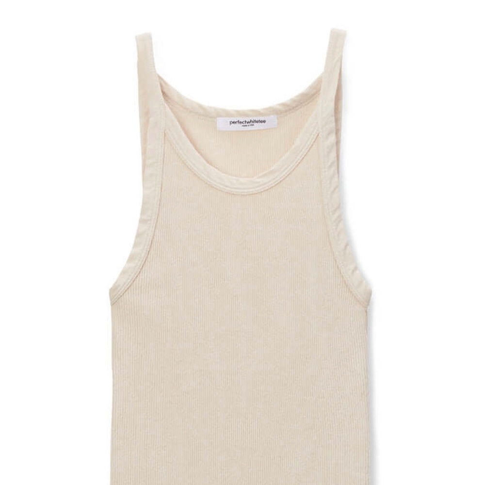 NWOT Brand New Perfectwhitetee tank in sugar !